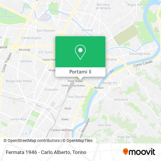 Mappa Fermata 1946 - Carlo Alberto