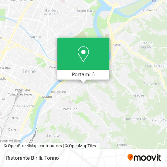 Mappa Ristorante Birilli