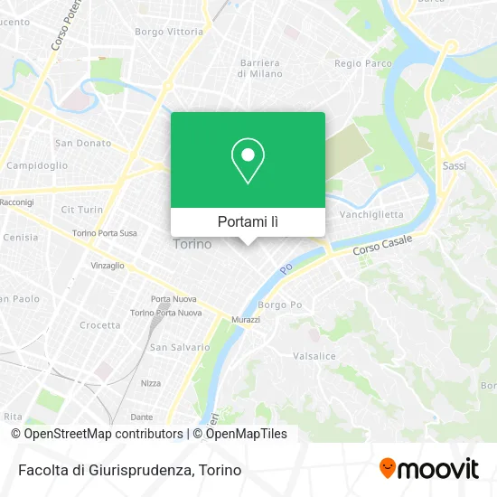 Mappa Facolta di Giurisprudenza