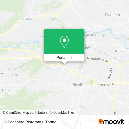 Mappa Il Pacchero Ristorante