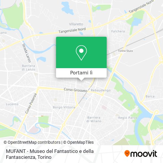 Mappa MUFANT - Museo del Fantastico e della Fantascienza