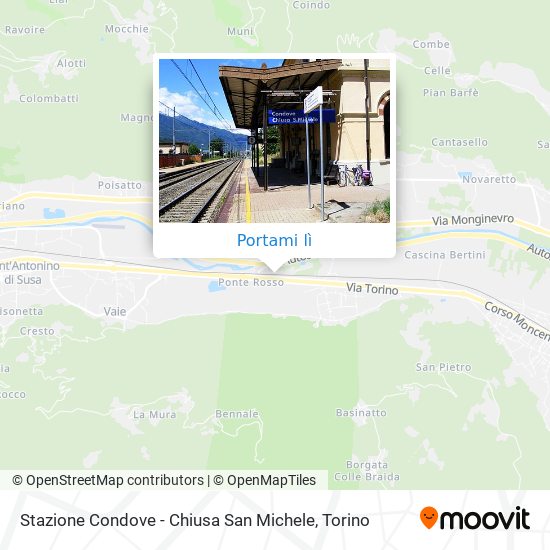 Mappa Stazione Condove - Chiusa San Michele