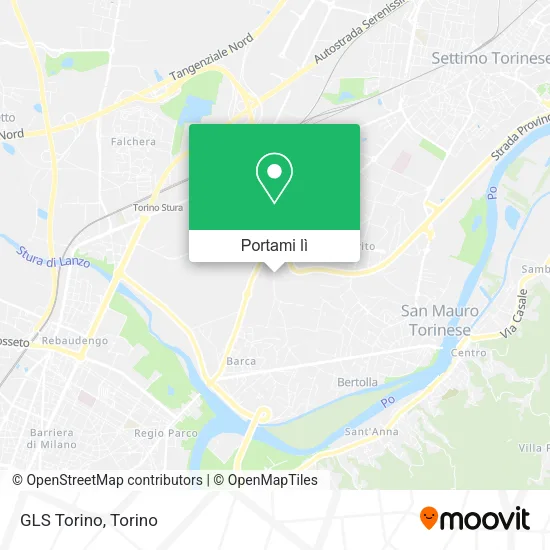 Mappa GLS Torino