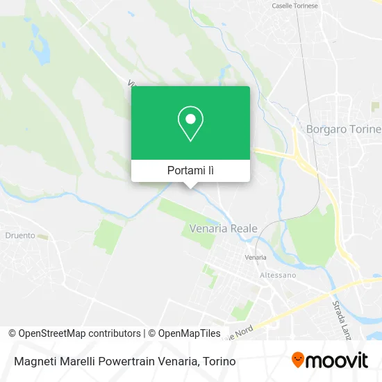 Mappa Magneti Marelli Powertrain Venaria