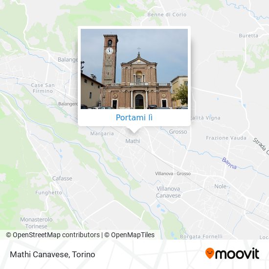 Mappa Mathi Canavese