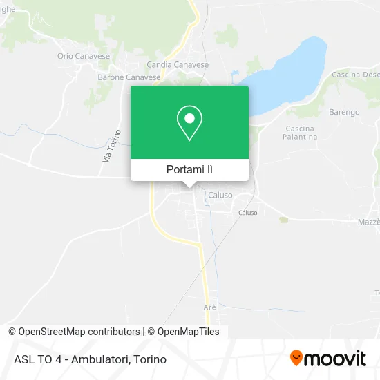 Mappa ASL TO 4 - Ambulatori