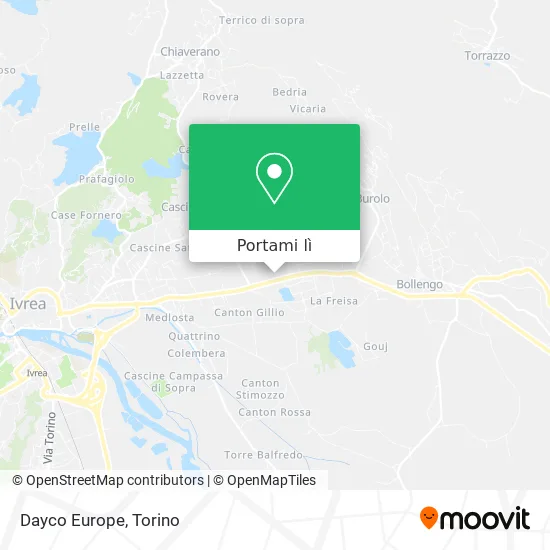 Mappa Dayco Europe