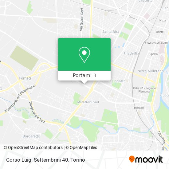 Mappa Corso Luigi Settembrini 40