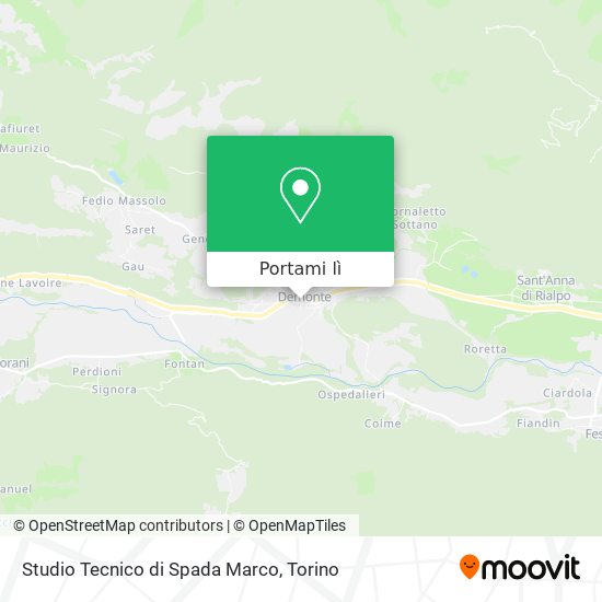 Mappa Studio Tecnico di Spada Marco