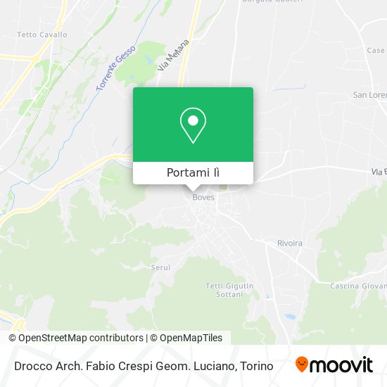 Mappa Drocco Arch. Fabio Crespi Geom. Luciano