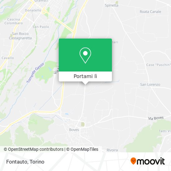 Mappa Fontauto