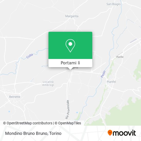 Mappa Mondino Bruno Bruno