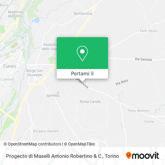 Mappa Progecto di Maselli Antonio Robertino & C.