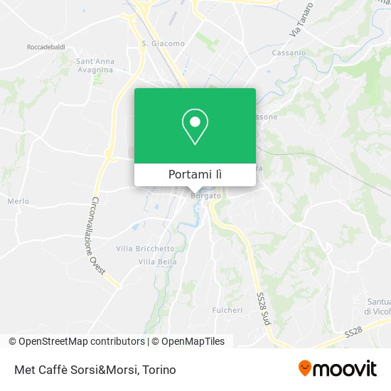 Mappa Met Caffè Sorsi&Morsi