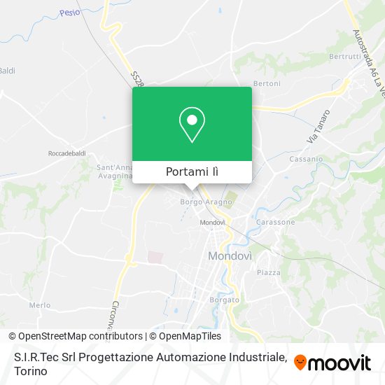 Mappa S.I.R.Tec Srl Progettazione Automazione Industriale