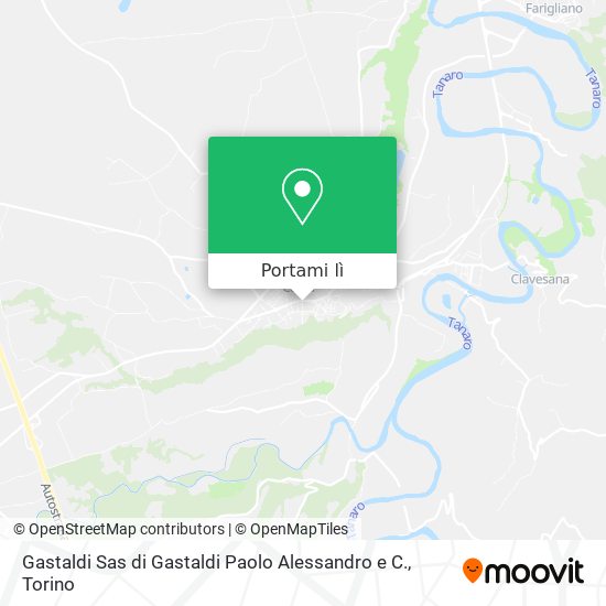 Mappa Gastaldi Sas di Gastaldi Paolo Alessandro e C.