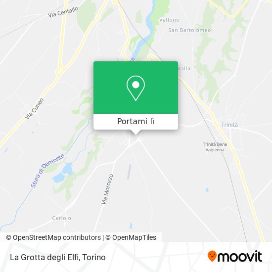 Mappa La Grotta degli Elfi