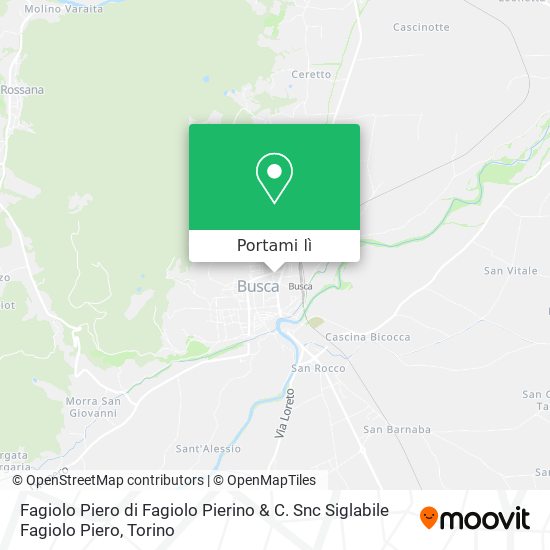 Mappa Fagiolo Piero di Fagiolo Pierino & C. Snc Siglabile Fagiolo Piero
