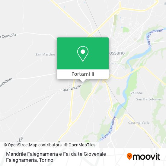 Mappa Mandrile Falegnameria e Fai da te Giovenale Falegnameria