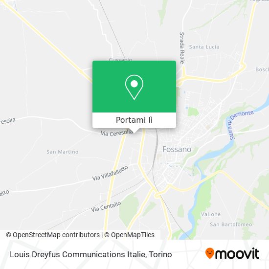 Mappa Louis Dreyfus Communications Italie