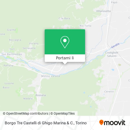Mappa Borgo Tre Castelli di Ghigo Marina & C.