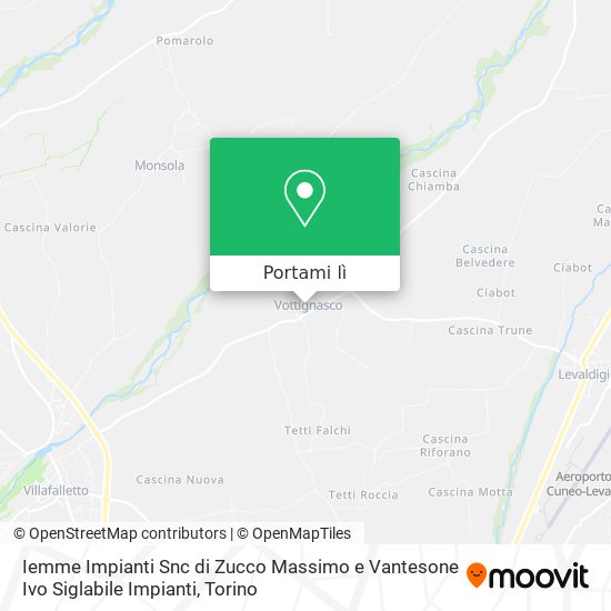 Mappa Iemme Impianti Snc di Zucco Massimo e Vantesone Ivo Siglabile Impianti