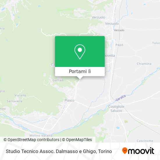 Mappa Studio Tecnico Assoc. Dalmasso e Ghigo