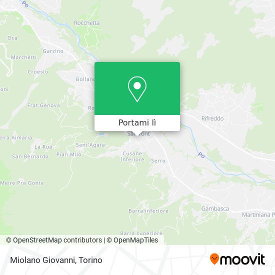 Mappa Miolano Giovanni