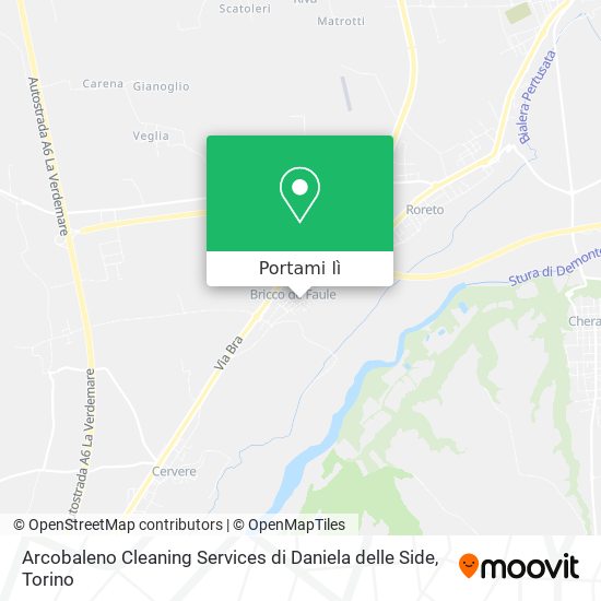 Mappa Arcobaleno Cleaning Services di Daniela delle Side