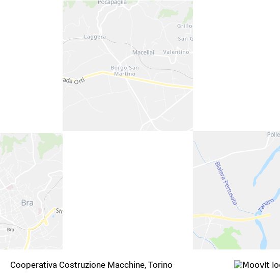 Mappa Cooperativa Costruzione Macchine