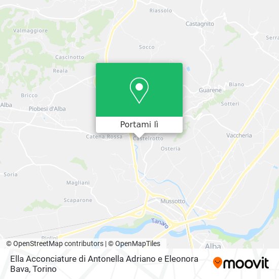 Mappa Ella Acconciature di Antonella Adriano e Eleonora Bava