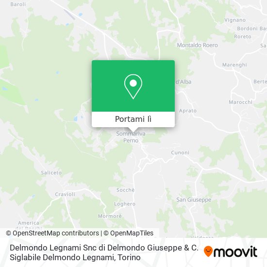 Mappa Delmondo Legnami Snc di Delmondo Giuseppe & C. Siglabile Delmondo Legnami