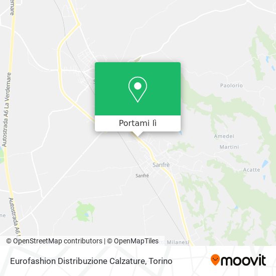 Mappa Eurofashion Distribuzione Calzature