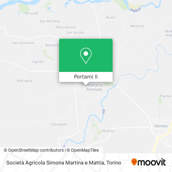 Mappa Società Agricola Simona Martina e Mattia