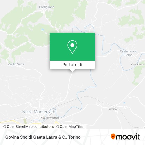 Mappa Govina Snc di Gaeta Laura & C.