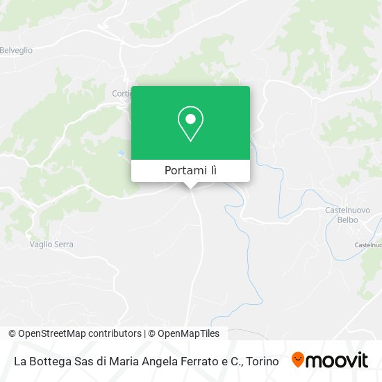 Mappa La Bottega Sas di Maria Angela Ferrato e C.