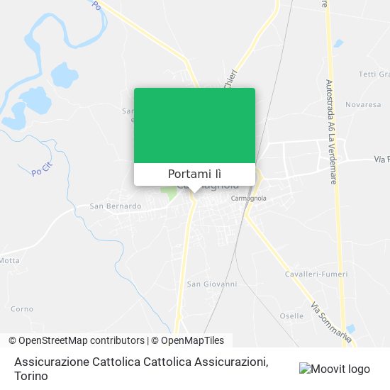 Mappa Assicurazione Cattolica Cattolica Assicurazioni