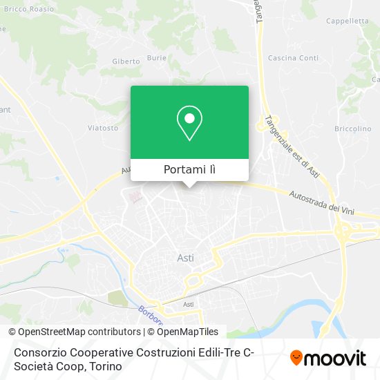 Mappa Consorzio Cooperative Costruzioni Edili-Tre C-Società Coop