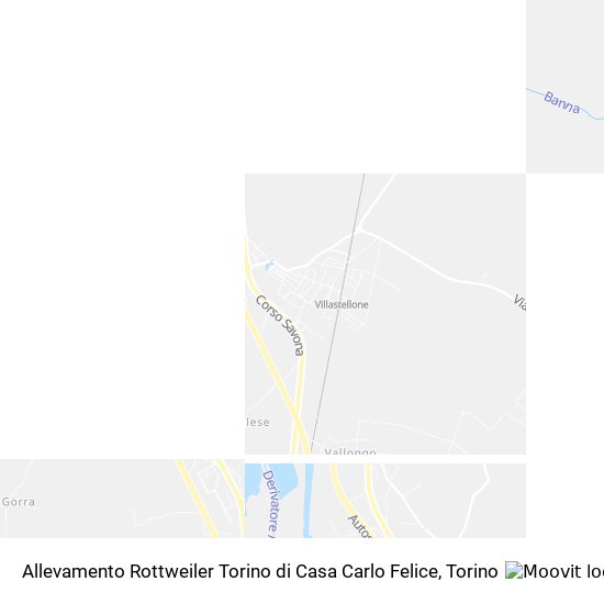 Mappa Allevamento Rottweiler Torino di Casa Carlo Felice