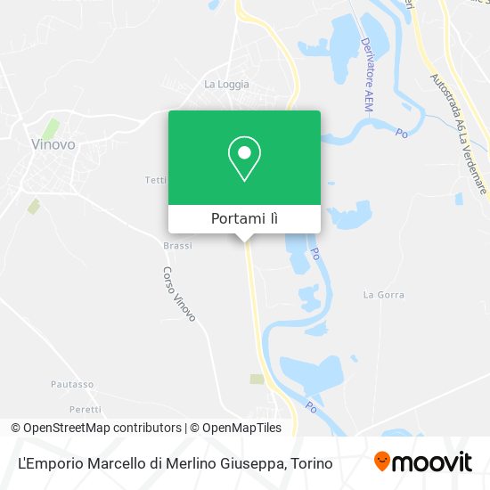 Mappa L'Emporio Marcello di Merlino Giuseppa