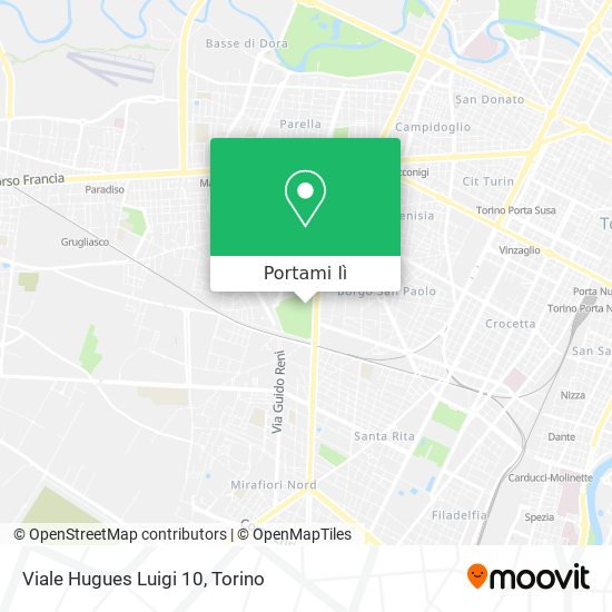 Mappa Viale Hugues Luigi 10