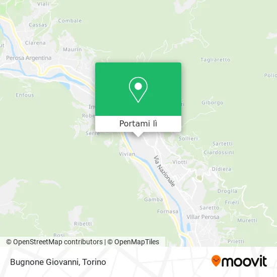 Mappa Bugnone Giovanni