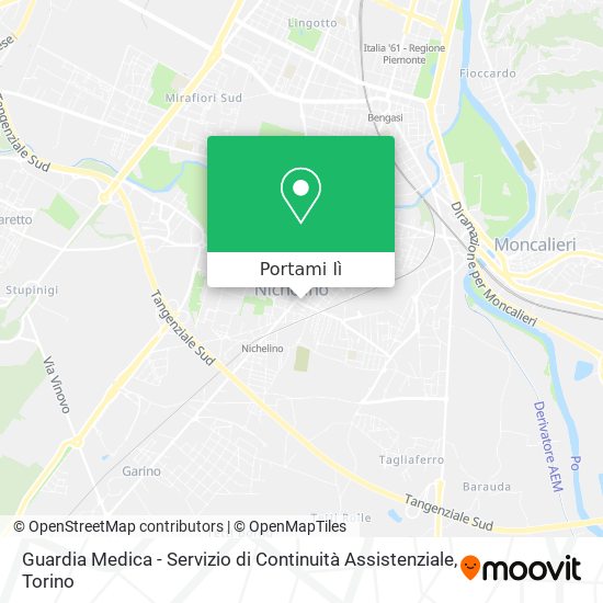 Mappa Guardia Medica - Servizio di Continuità Assistenziale