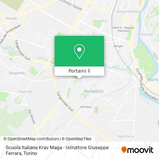 Mappa Scuola Italiana Krav Maga - Istruttore Giuseppe Ferrara