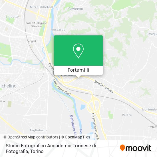 Mappa Studio Fotografico Accademia Torinese di Fotografia