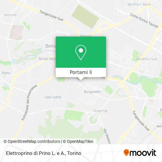 Mappa Elettroprino di Prino L. e A.
