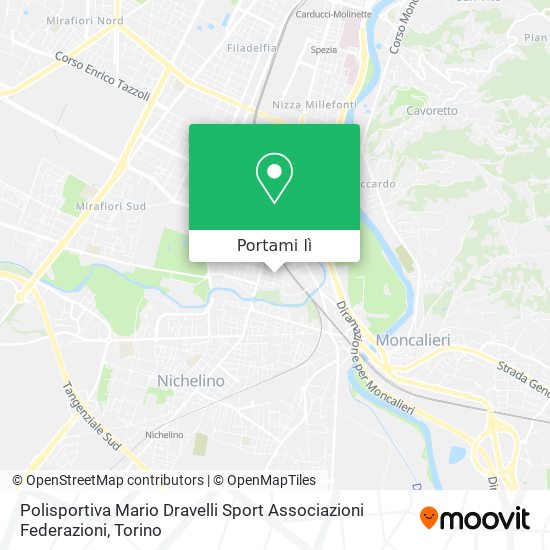 Mappa Polisportiva Mario Dravelli Sport Associazioni Federazioni