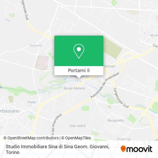 Mappa Studio Immobiliare Sina di Sina Geom. Giovanni
