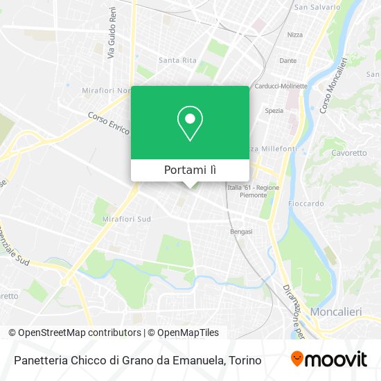 Mappa Panetteria Chicco di Grano da Emanuela