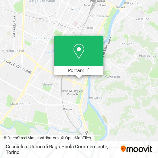 Mappa Cucciolo d'Uomo di Rago Paola Commerciante